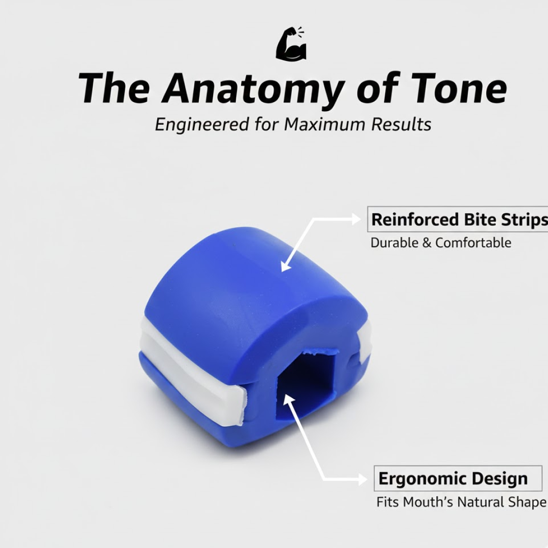 Dark Blue Mouth Exerciser – Fast Jaw Sculpting & Chisel Trainer