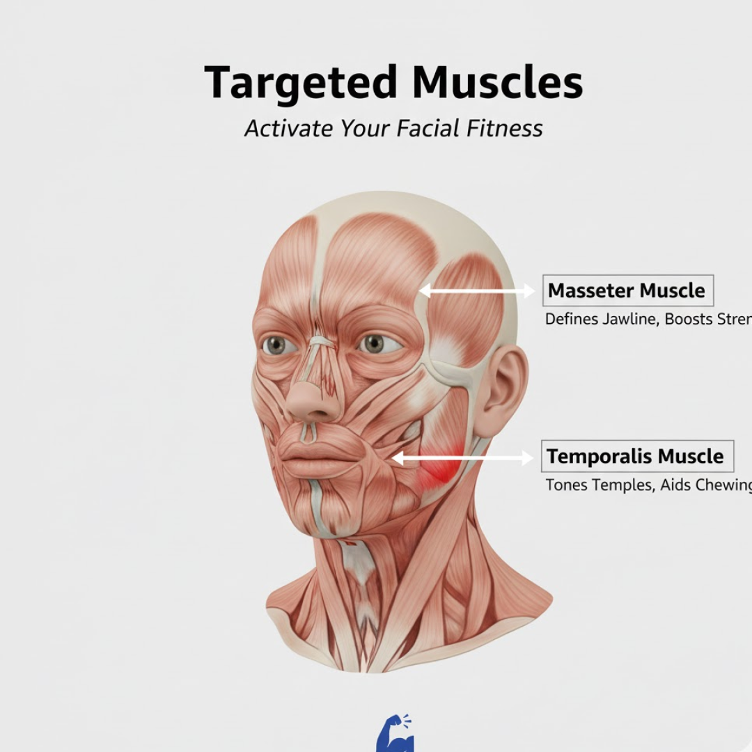 Dark Blue Mouth Exerciser – Fast Jaw Sculpting & Chisel Trainer