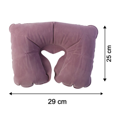 U-Shaped Neck Pillow Soft Travel Support Pillow for Neck Head Rest (1 Pc)
