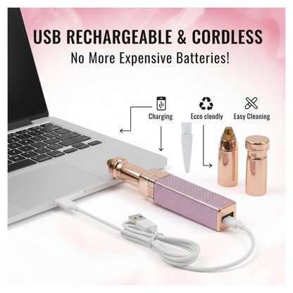 2-in-1 Eyebrow Razor & Painless Hair Shaver (1 Pc), Hair accessories