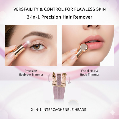 2-in-1 Eyebrow Razor & Painless Hair Shaver (1 Pc), Hair accessories