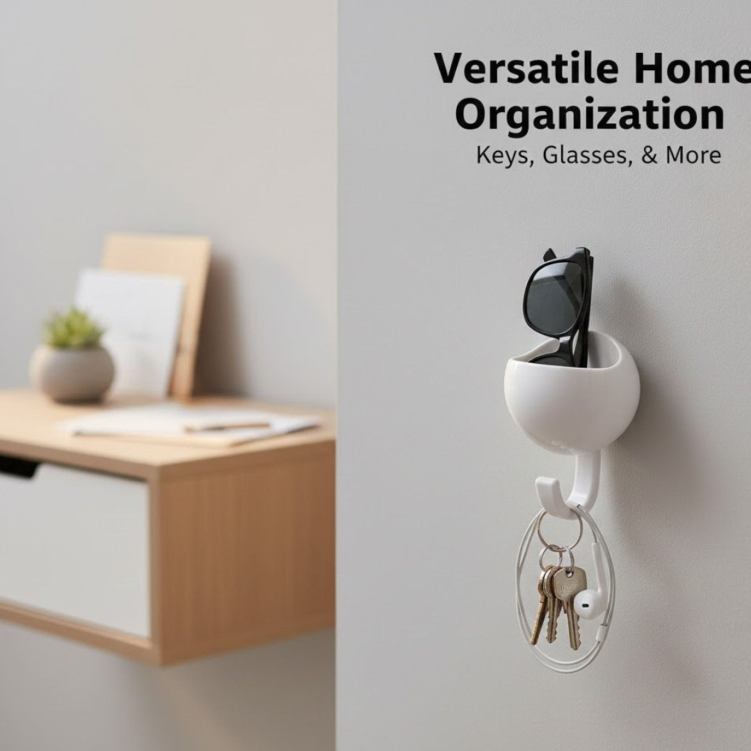 Multipurpose Strong&Hook Self-Adhesive hooks for wall Heavy&Duty Hook