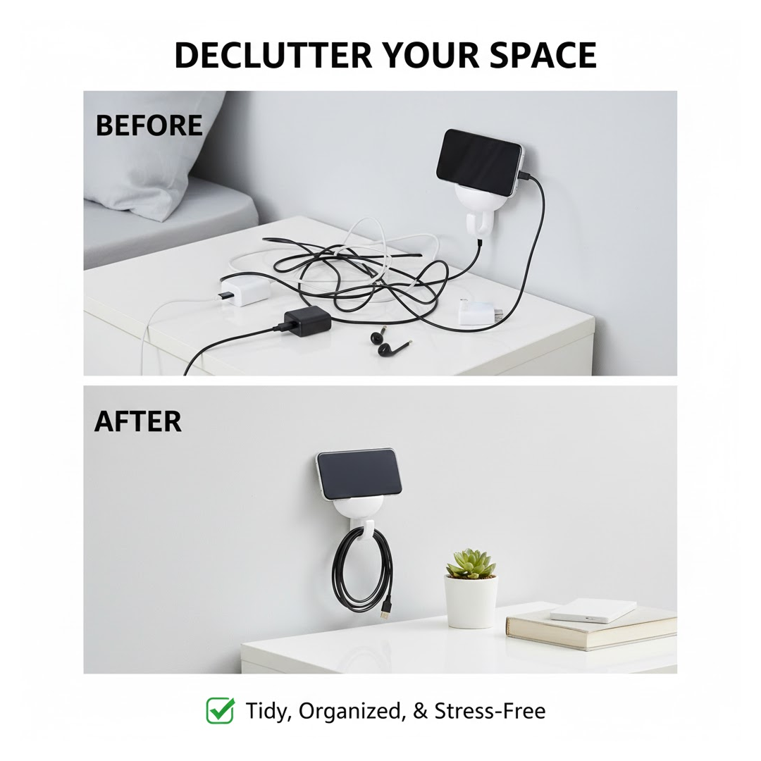 Multipurpose Strong&Hook Self-Adhesive hooks for wall Heavy&Duty Hook