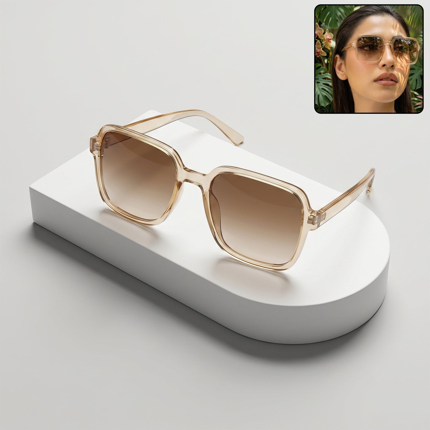 19316 gold brown sunglasses live use