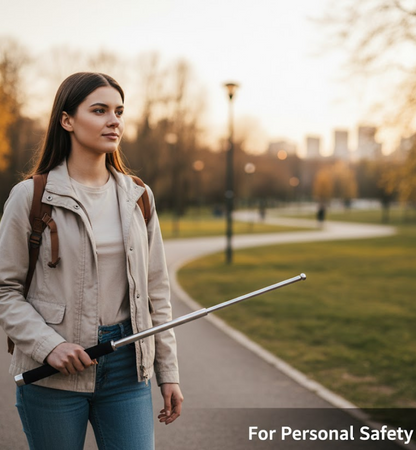Multi-Function Collapsible Self Defense Stick Extended