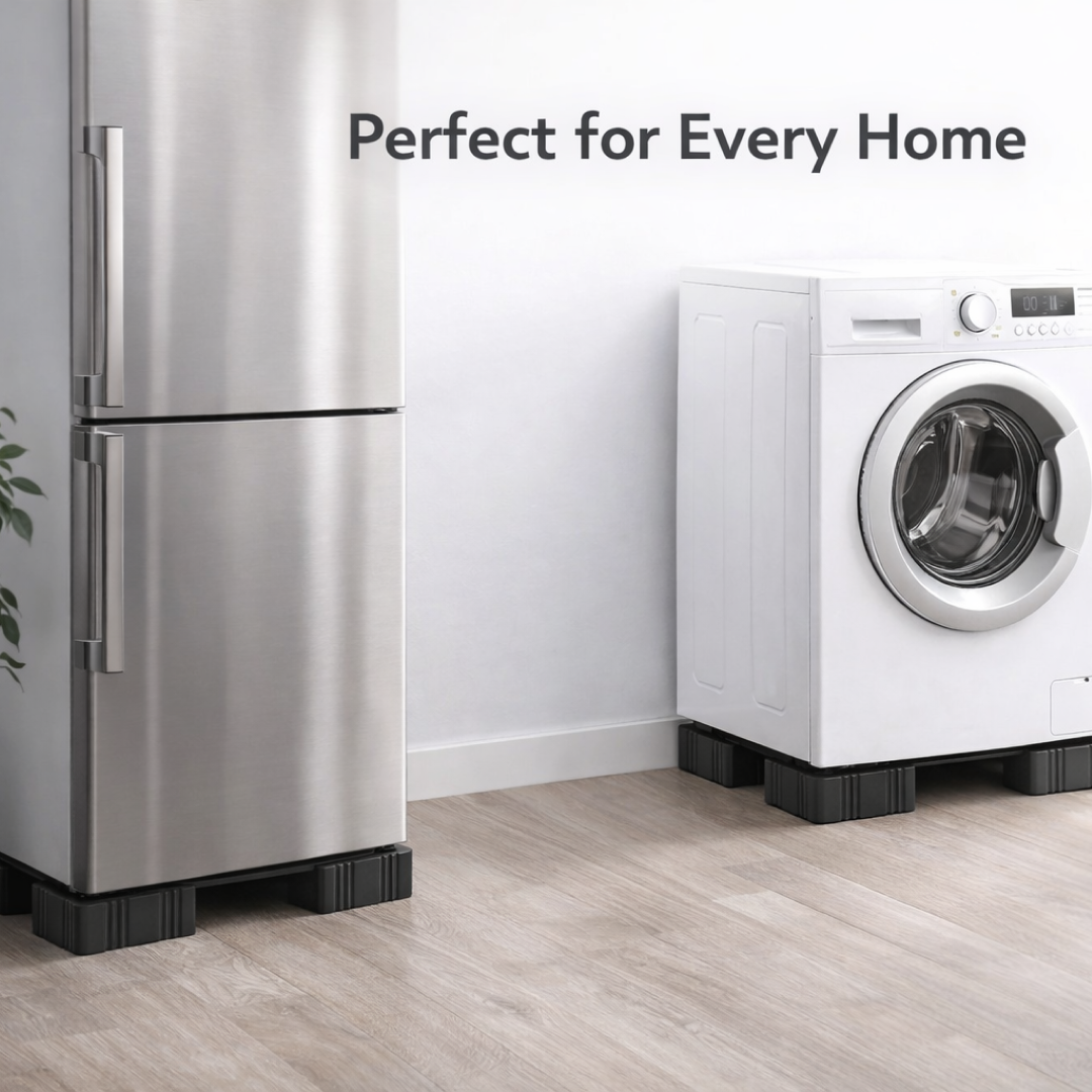 Refrigerator base Stand 4pcs, Washing Machine Stand, Furniture Base Stand, Fridge