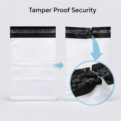 Tamper Proof Courier Bags(09X12 PLAIN 180 POD M1) - 100 pcs