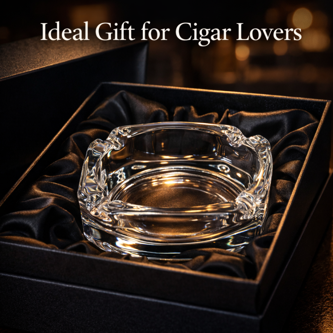 Glass Brunswick Crystal Quality Cigar Cigarette Ashtray