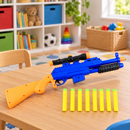 19476 shot air gun toy set
