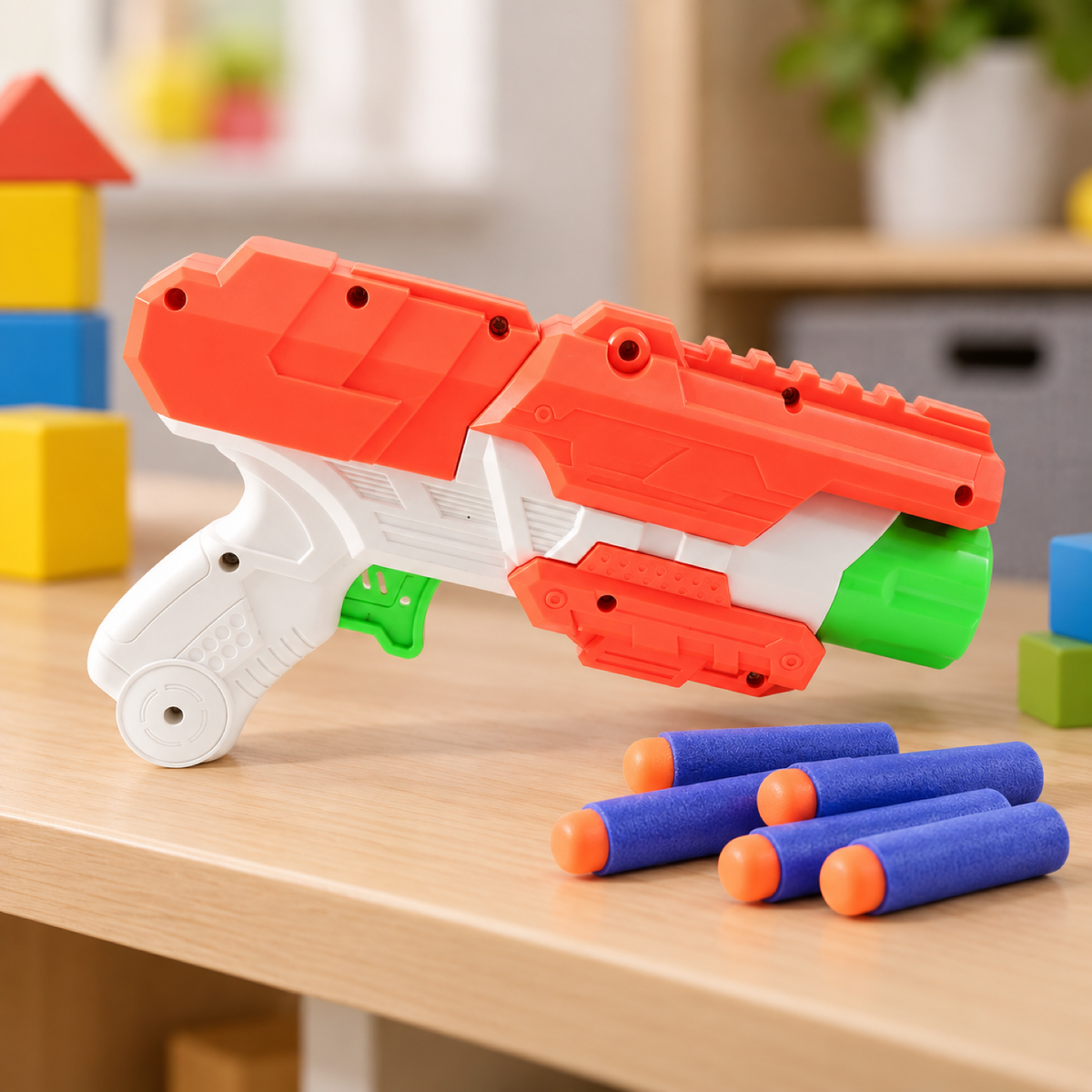 Toy Dart Gun – Compact Foam Bullet Blaster for Kids Fun — 19478_z_master_toy_gun_blaster_set showcase image
