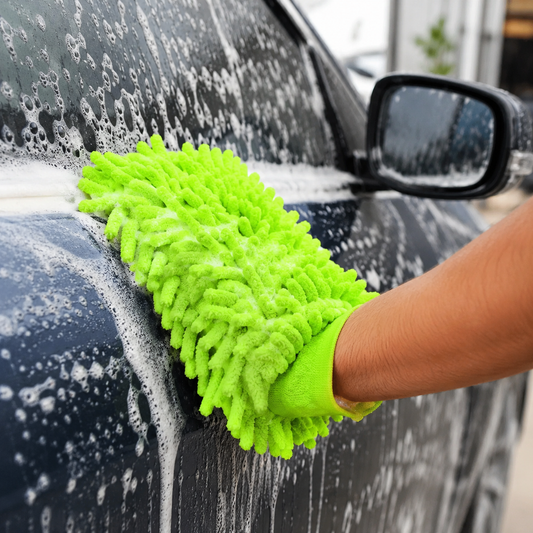 Microfiber Car Wash Glove – Scratch-Free Deep Cleaning