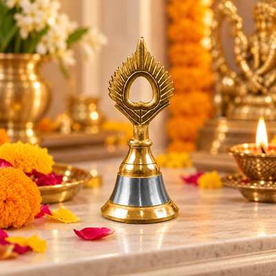 Temple Ghanti – Melodious Brass & Steel Pooja Bell