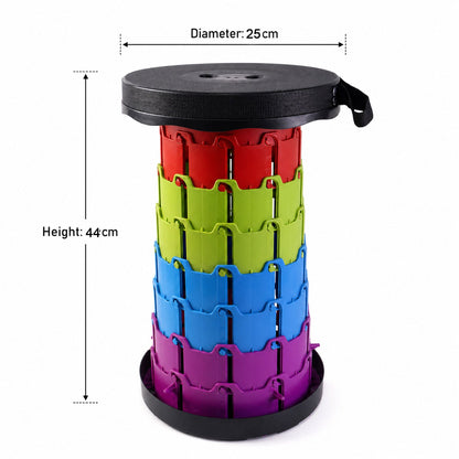 19696 telescopic folding stool size