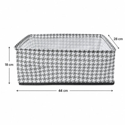 19761 foldable cloth organizer basket white background