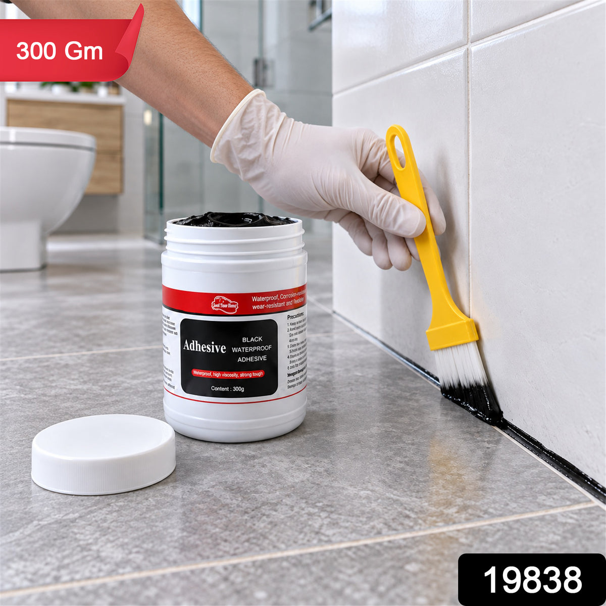 Black Waterproof Adhesive Paste – Heavy Duty 300 Gm Leak Sealant