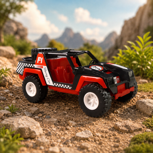 Free-Wheel Racing Jeep Toy Car – Push & Go Adventure Fun