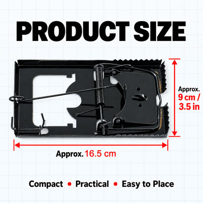 Mouse Trap – Reusable Metal Rodent Catcher for Quick Control