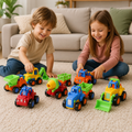 Construction Vehicle Toy Set – Durable 8-Pc Mini Trucks for Kids