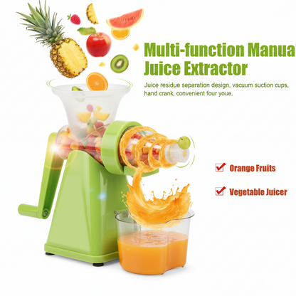 Manual Juicer Modern Plastic Fruit and Vegetable Juicer (1 Pc / Bowl Not Included)