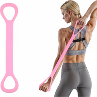 Silicone Yoga Pull Rope Chest Expander Resistance Band (1 Pc)