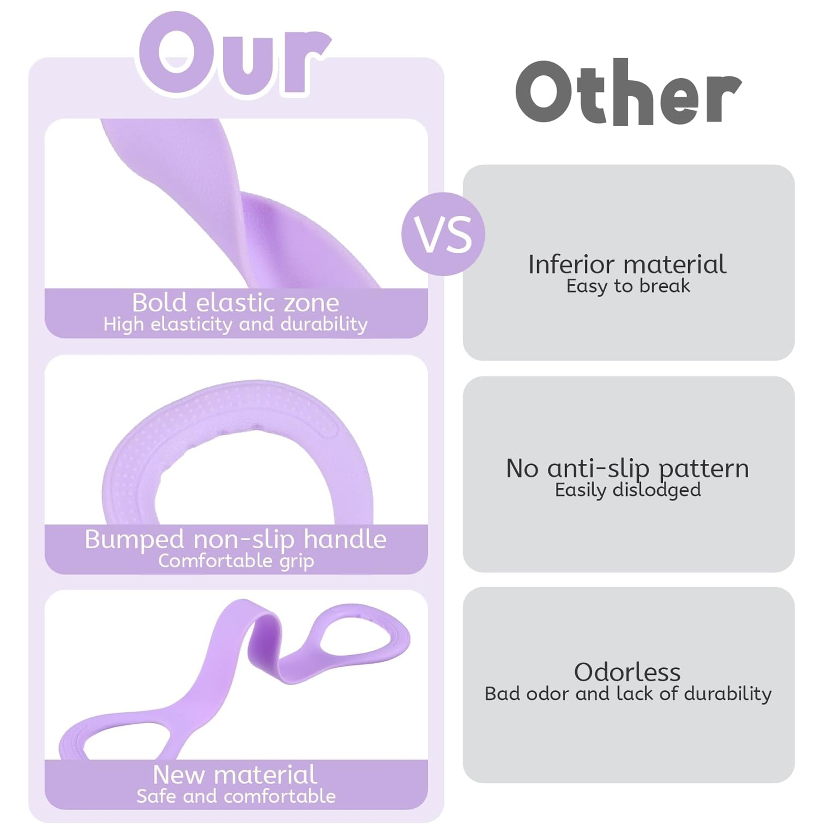 Silicone Resistance Bands Fitness Elastic Stretch (1 Pc)