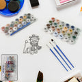 Paint by Number Kits – Adult DIY Art Set with Brushes | Indo Glow