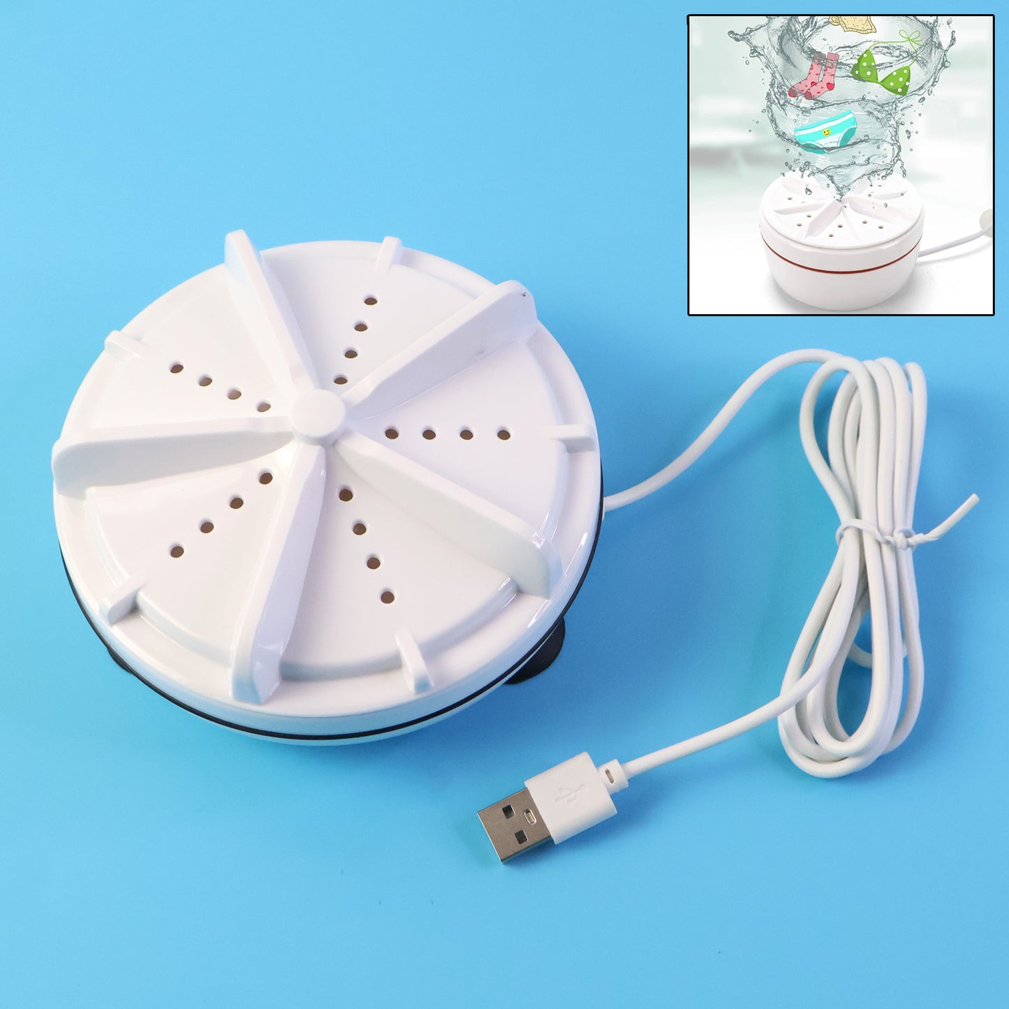Portable USB Mini Washing Machine (1 Pc)