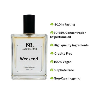 Weekend Eau de Parfum for Men and Women | Floral Powdery Sweet notes| | Long- Lasting Luxury Perfume | Ideal Gift for Wife & Girlfriend |50 ml
