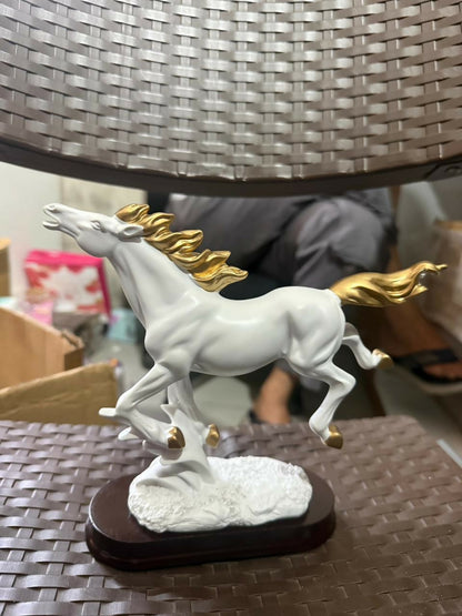 Artistic running horse statue as a gift item
