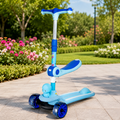 Kids 3 Wheel Kick Scooter with Adjustable Handlebar for Boys Outdoor Ride
