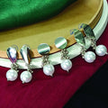 Silver Pearl Dangler Earrings – Elegant & Timeless Jewellery