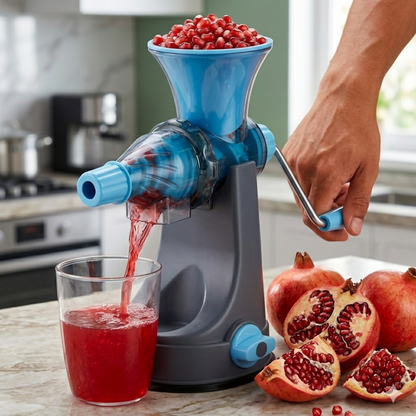 Manual Hand Juicer front view on white background