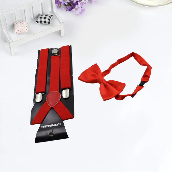 7297 Fashion Accessories Suspenders for Men: Button Pant Braces Clothes Accessory with Elastic, Y Back Design - Regular and Tall Sizes Mix color (1pc)