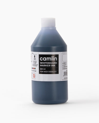 Camlin Blue Whiteboard Marker Ink – High Visibility Refill Bottle (500 ml)
