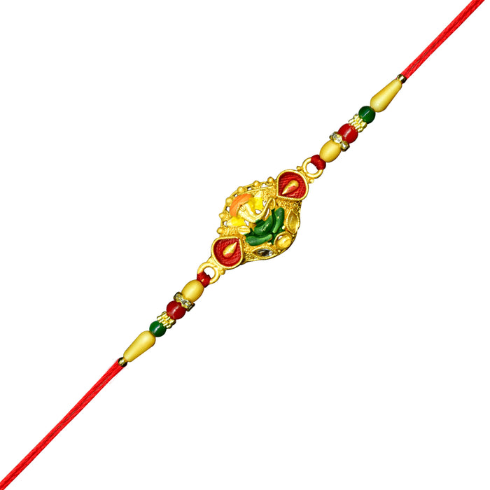 Jewellery Bracelet Rakhi Combo for Brother, Rakhi Gift for Bhaiyya (set of 3)