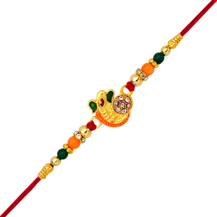 Golden Diamond Rakhi