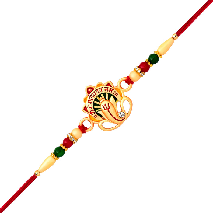 Jewellery Bracelet Rakhi Combo for Brother, Rakhi Gift for Bhaiyya (set of 3)