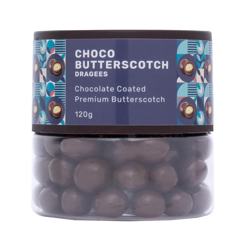 Oracle Nuts & Berry Choco Butterscotch Dragees – Premium Chocolate Coated Butterscotch Treats (120gm)
