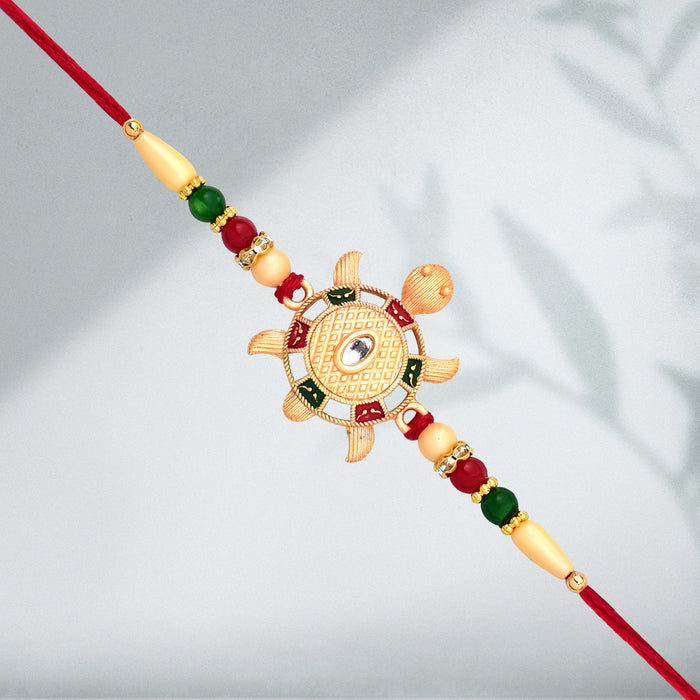 Golden Turtle Rakhi