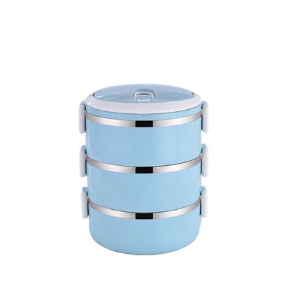 Customized Multi Layer Stainless Steel Hot Lunch Box (3 Layer)