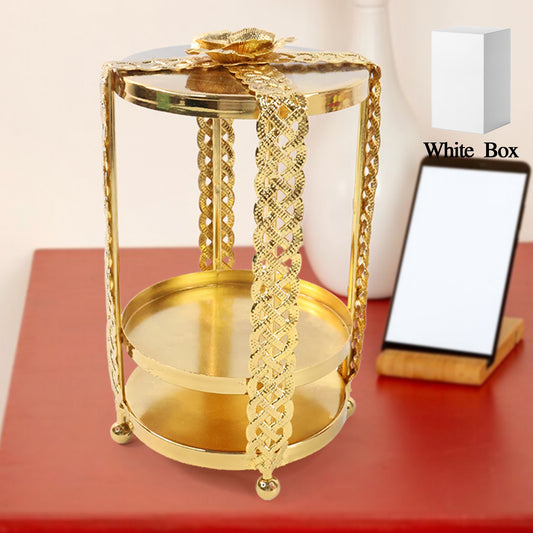 Multipurpose Golden Metal Candle Stand showpiece (1 Pc)