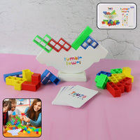 Tumble Tower Balancing Block Game – Fun Family Stacking Strategy Toy for Kids & Adults