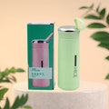 Glass Water Bottle 400ml – Leakproof, Thermal & BPA-Free