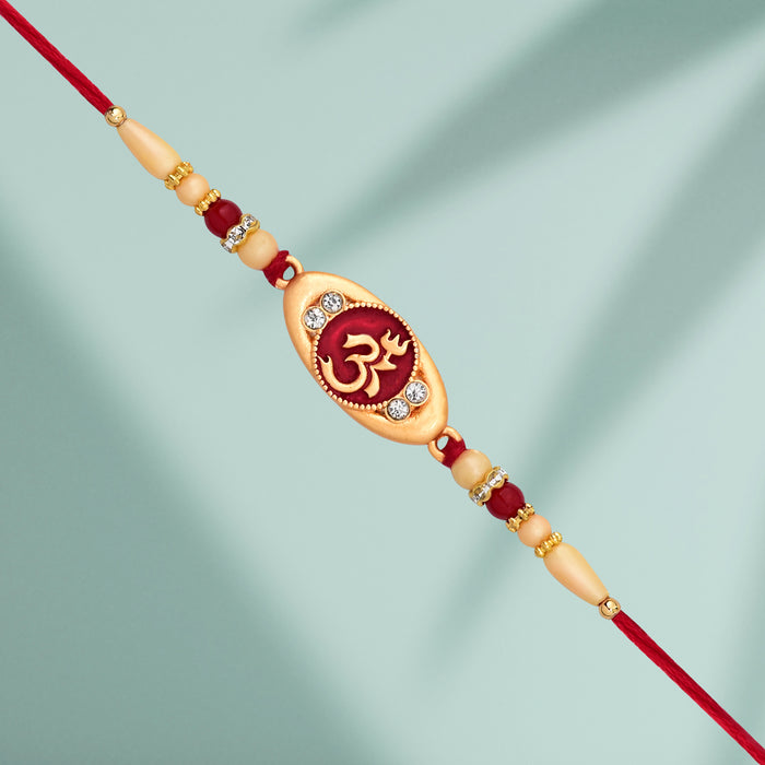 Om written Rakhi