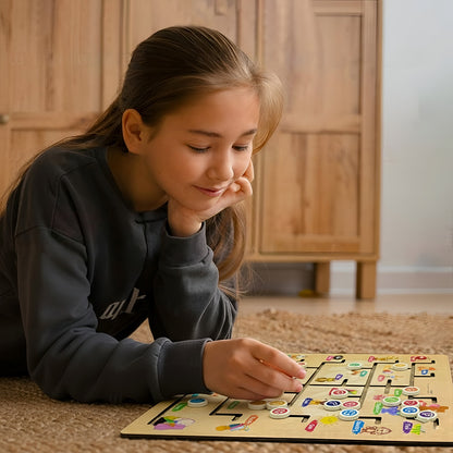 Alphabet Puzzle for Kids | Tracing & Learning Board with Animal Illustrations