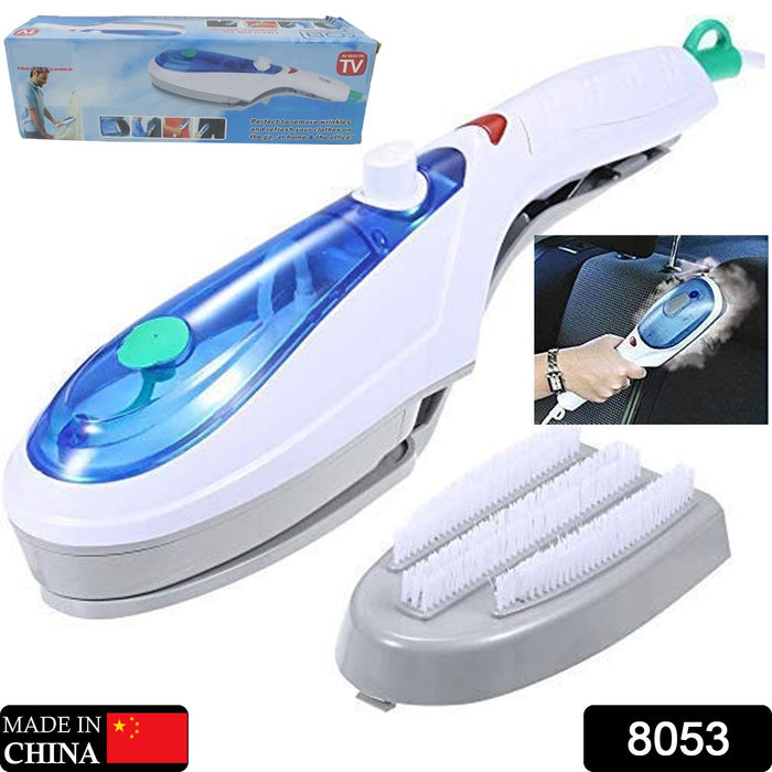 8053 Portable ironing machine,1 Set Steam Iron Hand Held Crease Removal Portable Ironing Clothes ABS Brush Plush Toy Garment Steamer for Home Steam Iron, for Clothes, Travel Steamer