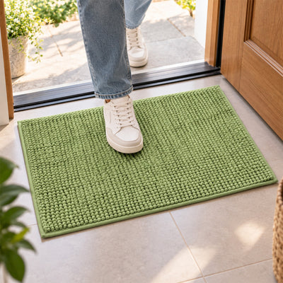 Anti Slip Absorbent Floor Mat for Home Entrance and Kitchen (1 Pc, 77x49 Cm)