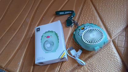 Cartoon USB Handheld Fan Portable Outdoor Mini Desktop Office Fan