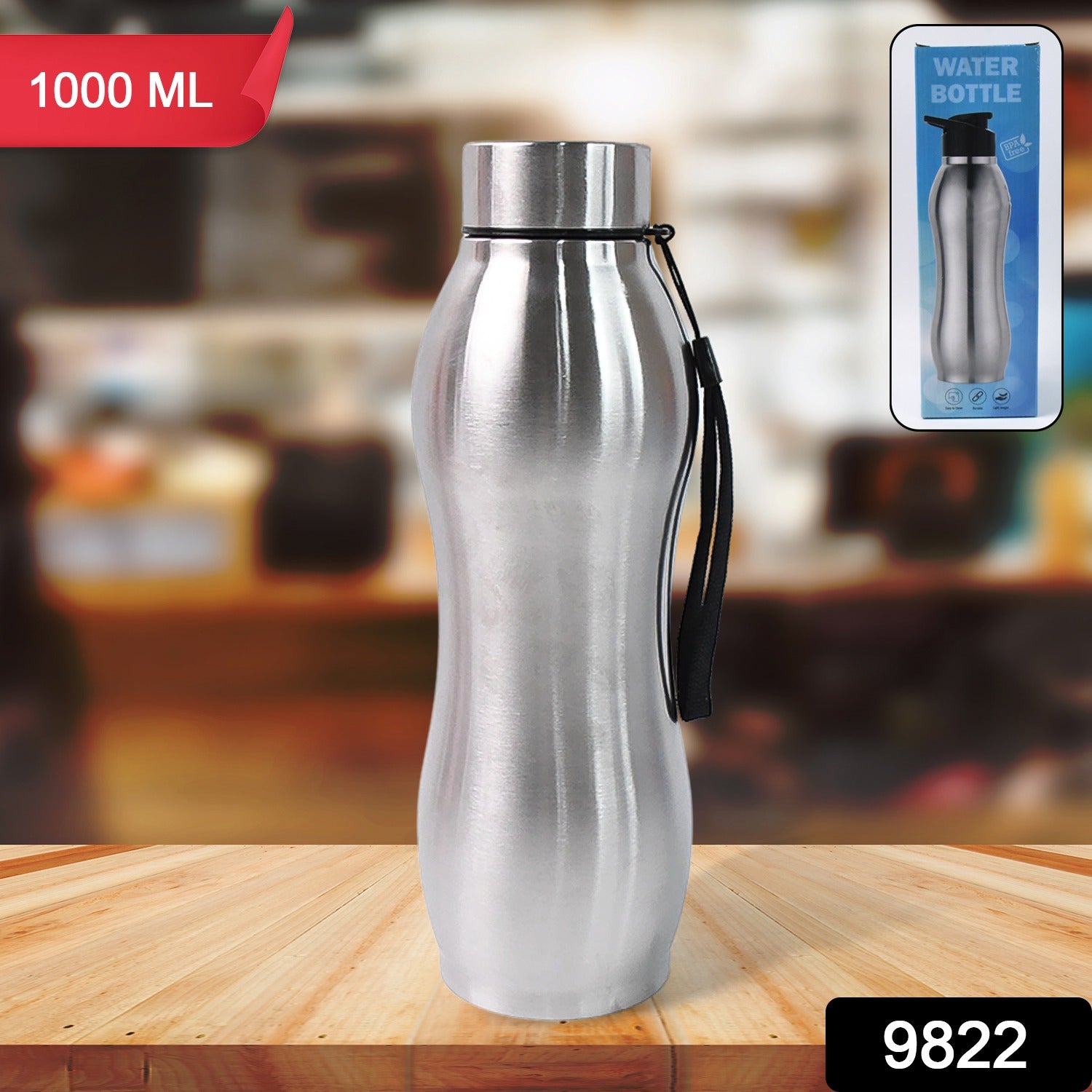 Stainless Steel Double Wall Vacuum-Insulated Drink Water Bottle (1000 ML)