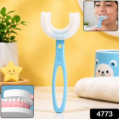 U shape toothbrush gentle cleaning kids
